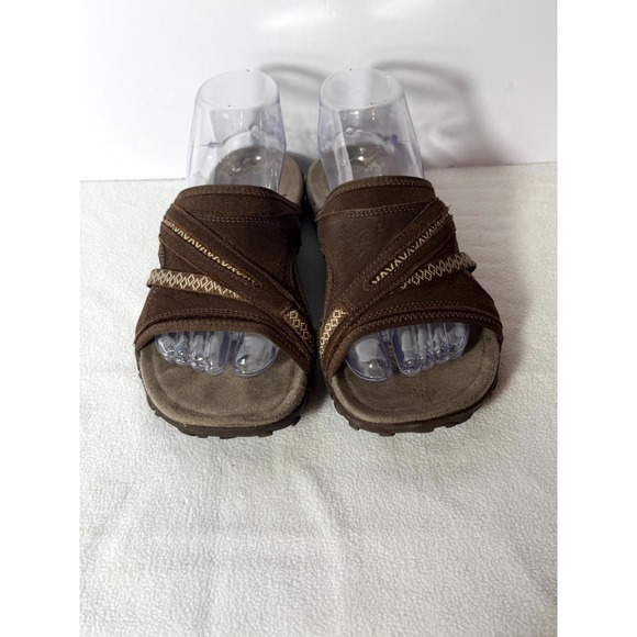 Merrell Terran Slide II Womens‎ US 9 Brown Leather Comfort Casual Slip On Sandal - Picture 2 of 8